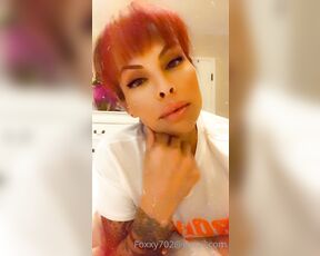 TS Foxxy aka Foxxy702 OnlyFans - I touch myself