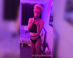 Pierbi aka Pierbi OnlyFans - Fishnets, panties and this top are a perfect combo 6