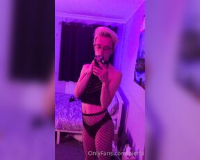 Pierbi aka Pierbi OnlyFans - Fishnets, panties and this top are a perfect combo 6