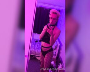 Pierbi aka Pierbi OnlyFans - Fishnets, panties and this top are a perfect combo 6