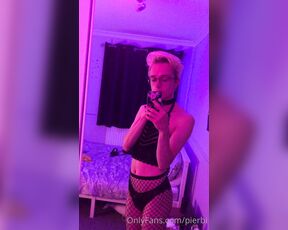 Pierbi aka Pierbi OnlyFans - Fishnets, panties and this top are a perfect combo 6