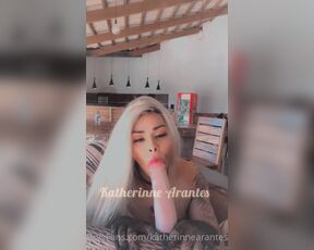 Katherinne Arantes aka katherinnearantes OnlyFans - If I suckled like that would you like