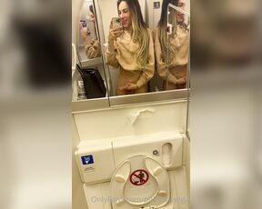 Paloma Veiga aka palomaveiga OnlyFans - Part one of the video on the plane want to see part 2 cumming