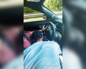 Lajennifer504 aka lajennifer504 OnlyFans - @colombpapi gives me head while driving