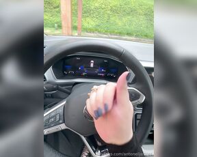 Antonella Moss aka antonellamoss OnlyFans - Showing off my hard cock during the day in my car, I love to masturbate like this! By the way, d 2