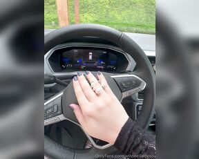 Antonella Moss aka antonellamoss OnlyFans - Showing off my hard cock during the day in my car, I love to masturbate like this! By the way, d 2