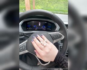 Antonella Moss aka antonellamoss OnlyFans - Showing off my hard cock during the day in my car, I love to masturbate like this! By the way, d 2