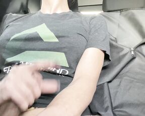 Domino Presley aka Dominopresley OnlyFans - Stroking in my car