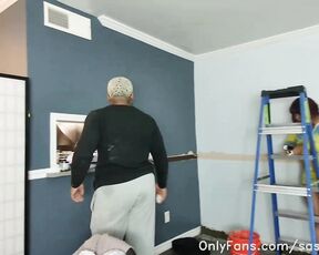 Sasha Strokes aka sashastrokes OnlyFans - BUILDING MY GREEN ROOM PART 3