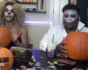 Sasha Strokes aka sashastrokes OnlyFans - New Video Alert Watch Part One behind the scenes of me and my bestie putting our pumpkins together