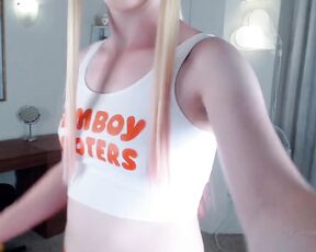 Shiri Allwood aka shiriallwood OnlyFans - Heres a 30 min version of the 2 hour Femboy Hooters cam show )