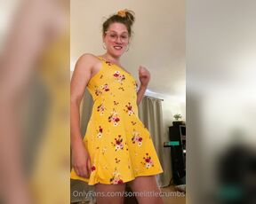 SomeLittleCrumbs aka somelittlecrumbs OnlyFans - Sundress tease! Soft vs hard 2