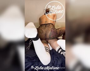 Lola Malone aka tslolamalone OnlyFans - Chain Chain Chain to the Bed