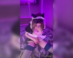 Olympiabeanie aka olympiabeanie OnlyFans - I’m your new cat maid! Give me milk and I’ll do anything! 11