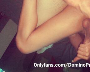 Domino Presley aka Dominopresley OnlyFans - Hardcore handjob and some anal action (fanfuck pt 2)