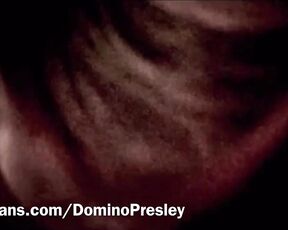 Domino Presley aka Dominopresley OnlyFans - Slobbering all over some guys big cock