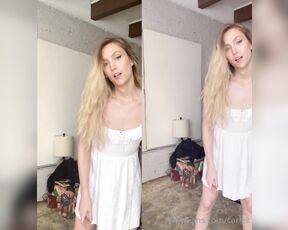 Cariek aka cariek OnlyFans - Idk why i like flashing in skirtsdresses so much lol, cumming in this dress tomorrow