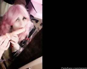 ReiEmi aka reiemi OnlyFans - Dildo sucking and kissing