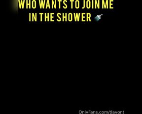 Tlavont aka tlavont OnlyFans - Like this post if you want to see me ride my dildo in the shower