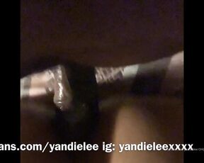 Ts Yandielee aka yandielee OnlyFans - Dick riding at its best period had a good time riding his big pretty dick