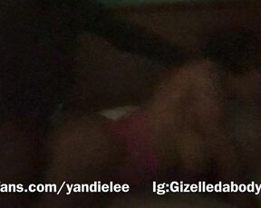 Ts Yandielee aka yandielee OnlyFans - 3 some just some fun maybe dull cause the lights was on n off I was