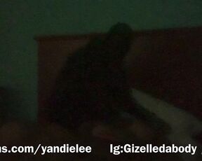 Ts Yandielee aka yandielee OnlyFans - 3 some just some fun maybe dull cause the lights was on n off I was