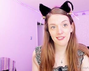 Jade49 aka jade49 OnlyFans - Starts out with a really dark dirty talk, then transitions into a cute cat outfitjerk off