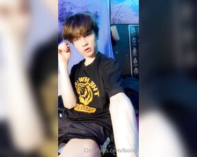 Boixd27 aka boixd OnlyFans - Cute uniform boi takes off shorts and has DVA panties you should fuck him