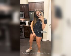 Liberty Valentine aka libertyvalentine OnlyFans - Just walking around the house in a tshirt and some panties Please don’t mind