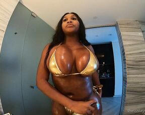 The Ts Slayer aka Thetsslayer OnlyFans - Behind the Scenes with this thick ebony ts @theequeenpen Cant wait to finish the full xxx video