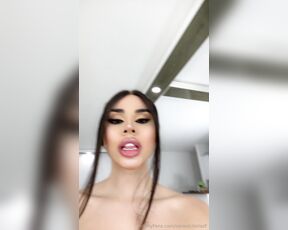 Sara Victoria aka Saravictoriazf OnlyFans - Do you kneel and milk my cock