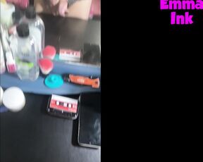 Emma Ink aka emmaink13 OnlyFans - Vlog 05 Ts day by day handjob & cumshot