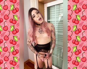 Emma Ink aka emmaink13 OnlyFans - Full video jacking off and cum with my new pink hair