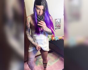 Emma Ink aka emmaink13 OnlyFans - Showing off my dick and cumming a lot for you