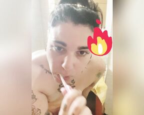 Emma Ink aka emmaink13 OnlyFans - Brushing my teeth naked after taking a shower