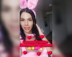 Fernanda Cristine aka nandacristine OnlyFans - A sua coelhinha est baby com dois ovos bem recheados de leite condensado caseiro, voc quer