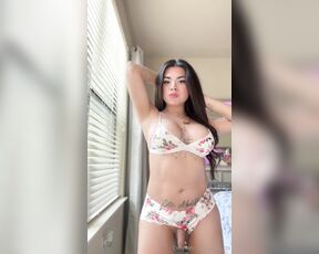 Erika Ctx aka erika_ctx OnlyFans - My neighbor saw me dancing so I decided to show him my cock got