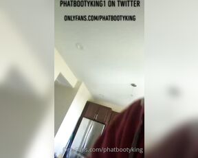 PhatBootyKing aka phatbootyking OnlyFans - My dildo sliding up and down my phat juicy tight creamy ass felt so damn good!!