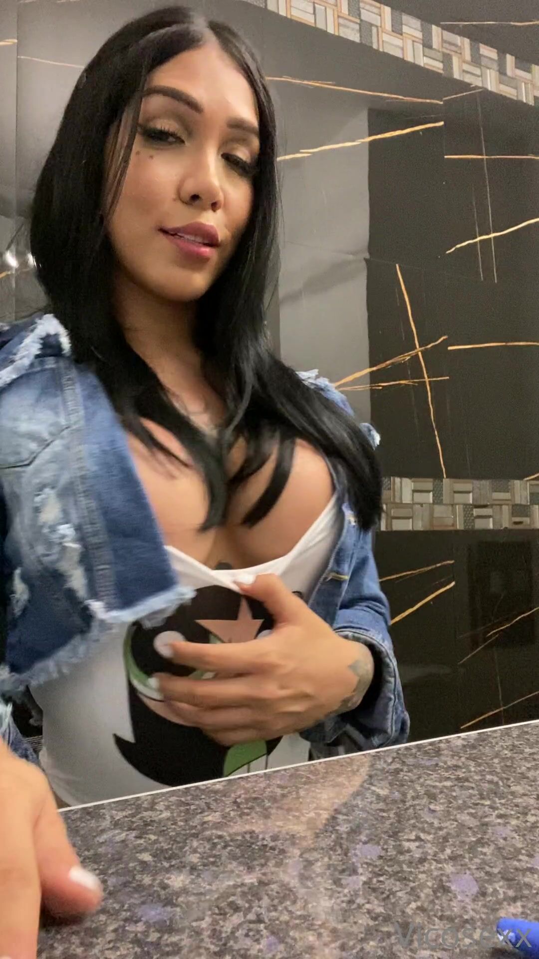 Vicosexx aka Vicosexx OnlyFans - Httpsonlyfanscomcamila222 Mmm play with my  new tits crazy Camila , soon new content with her - XXX shemale video  available for online viewing on X-tg.