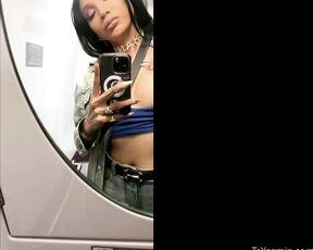 TS Yasmin Lee aka tsyasmin OnlyFans - Would you keep me company on the train I was definitely missing a willing little sub