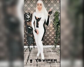 Ts Viper aka tsviper OnlyFans - My new white latex hijab,