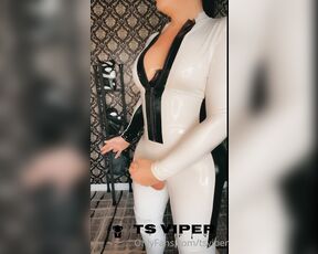 Ts Viper aka tsviper OnlyFans - My new white latex hijab,