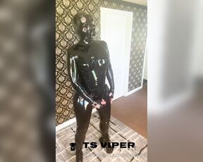 Ts Viper aka tsviper OnlyFans - NEW LATEX GASMASK , NEW LATEX HOOD, I WAS SO HORNY I WAS LOSING MY MIND,