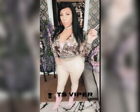 Ts Viper aka tsviper OnlyFans - Got these new pvc skin color leggings, they are so tight and sexy, they also make