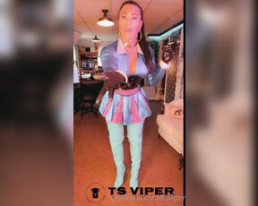 Ts Viper aka tsviper OnlyFans - 17 CM BOOT WORSHIP CUM DENIAL