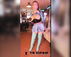 Ts Viper aka tsviper OnlyFans - 17 CM BOOT WORSHIP CUM DENIAL