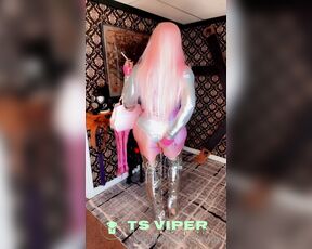 Ts Viper aka tsviper OnlyFans - Purre Bimbofication , sissy worship, spandex lovers , Bimbo blonde smoking