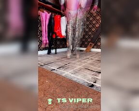 Ts Viper aka tsviper OnlyFans - Purre Bimbofication , sissy worship, spandex lovers , Bimbo blonde smoking