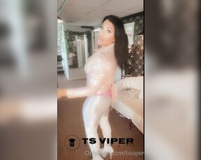 Ts Viper aka tsviper OnlyFans - Pink bimbo cumshot spandex pvc