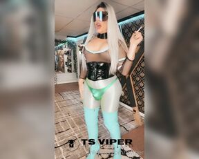 Ts Viper aka tsviper OnlyFans - The green machine, pvc shiny bulge, new sunglasses, etc etc etc , enjoy, its march 1st,